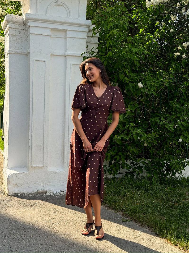 Платье Джулия с поясом