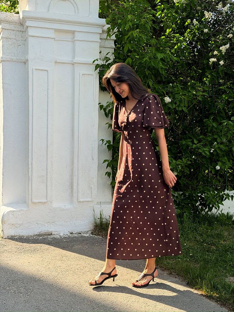Платье Джулия с поясом