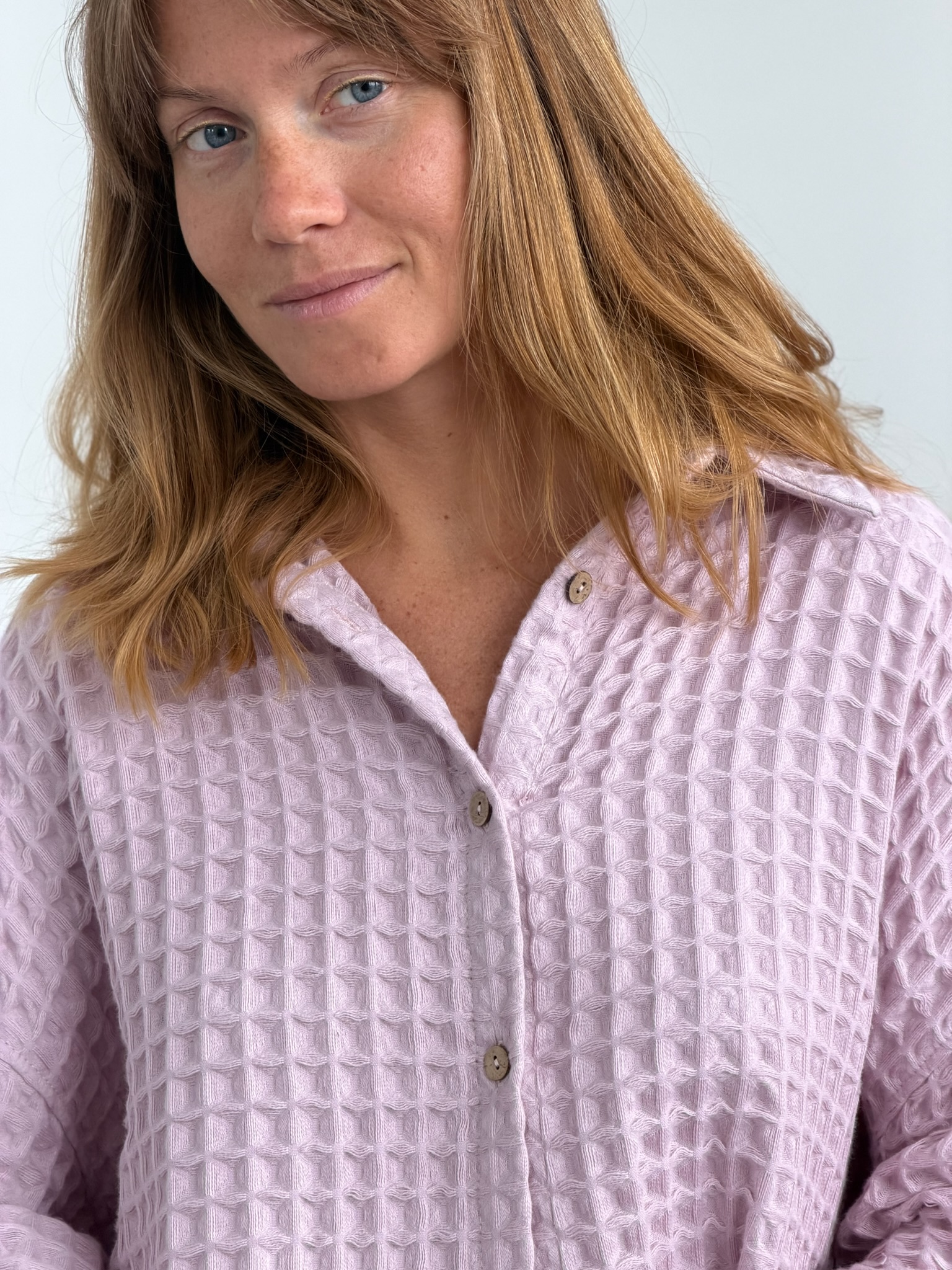 Костюм Бали рубаха + шорты из вафельной 