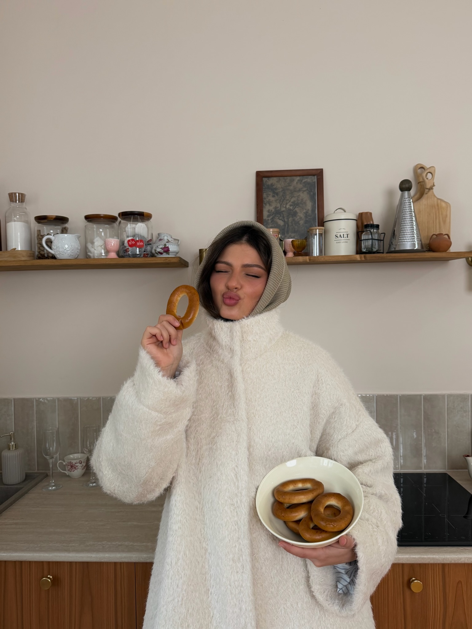 Пальто Мэри Джейн меховой