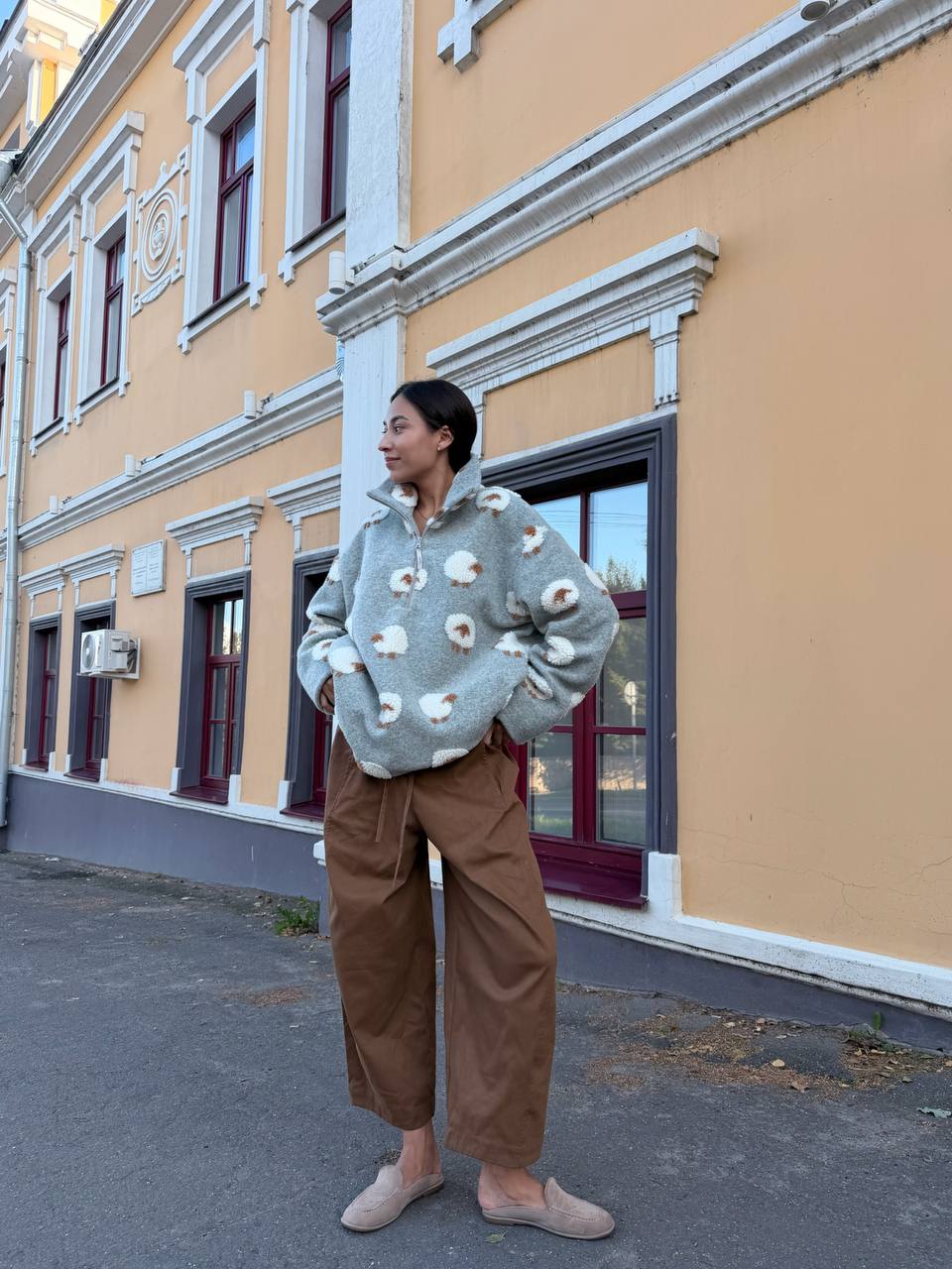 Брюки Карго из денима