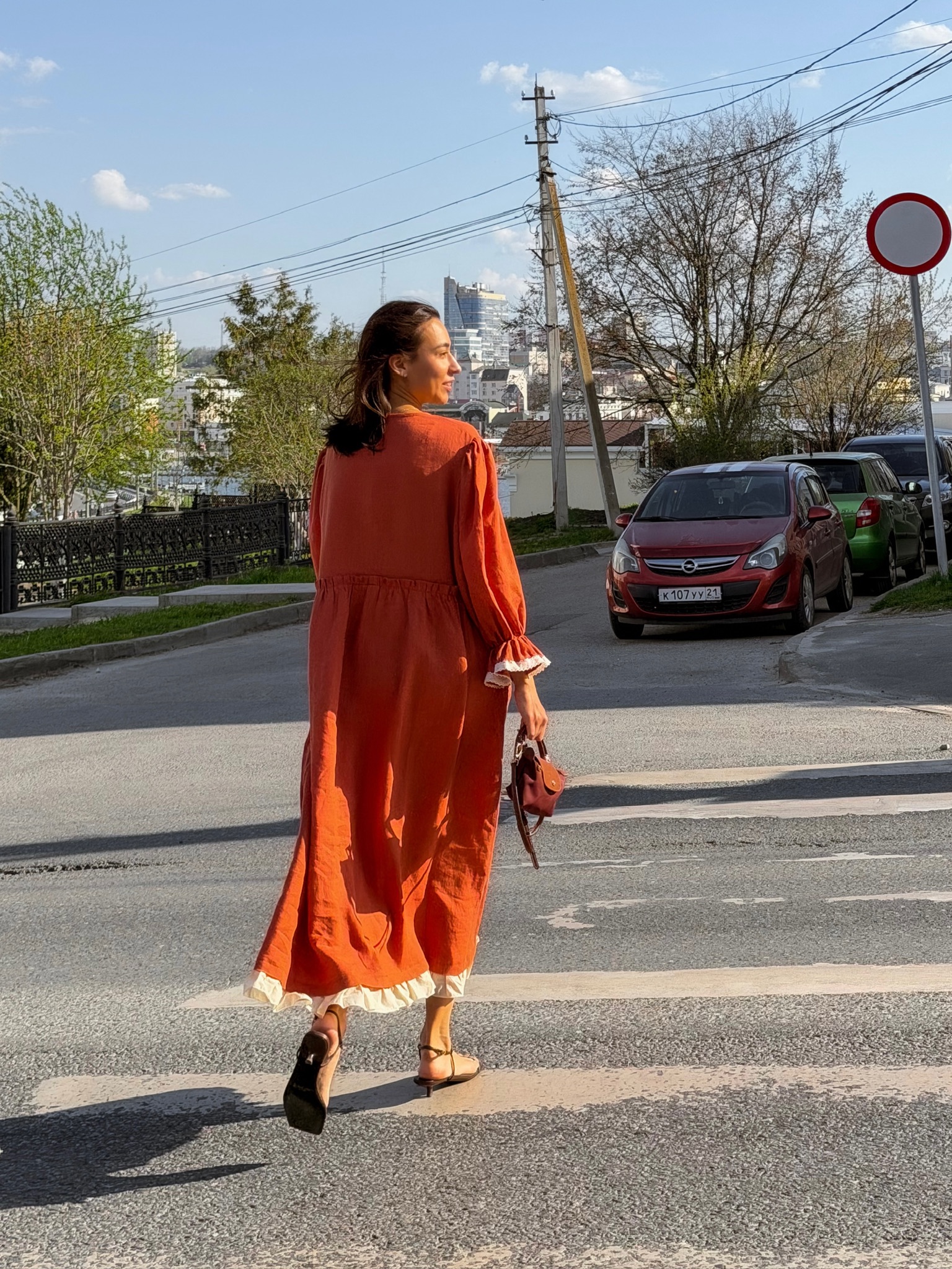 Платье Пион из льна