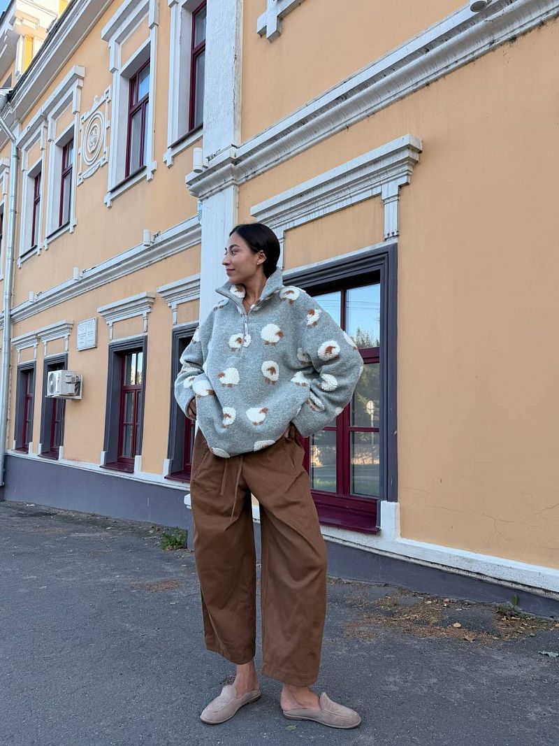 Брюки Карго из денима