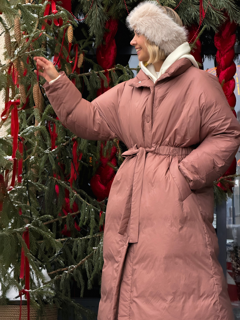 Пуховик пальто