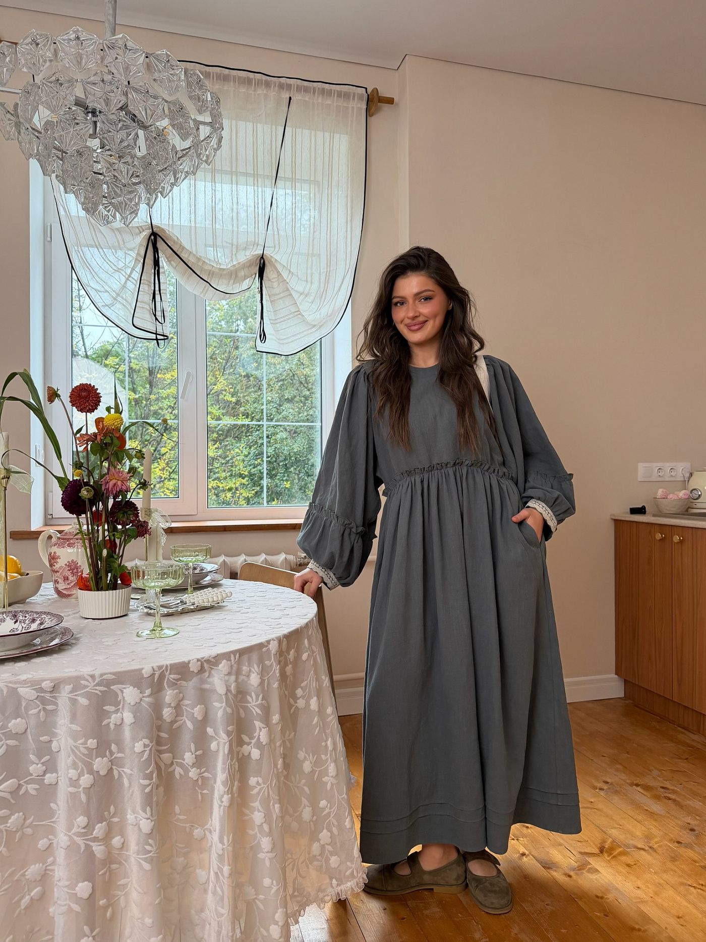 Платье Фиона из крапивы